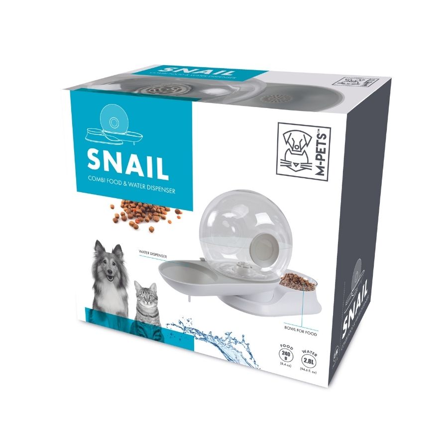 Dispensador snail combi comida y agua, , large image number null